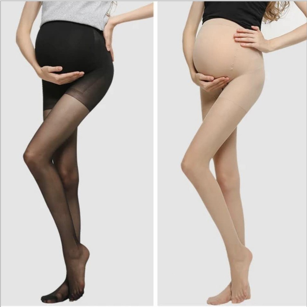 Quần tất Bầu mỏng SK siêu dai loại đẹp có chun điều chỉnh (Đen, Nude)