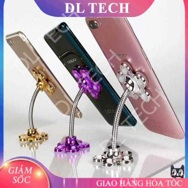 Giá đỡ điện thoại hình cánh hoa hút chân không siêu dính xoay 180 độ mã GĐH DL TECH