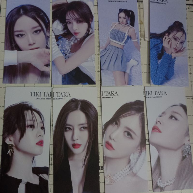 Set 8 bookmark ảnh T-Ara - Tiki Taka