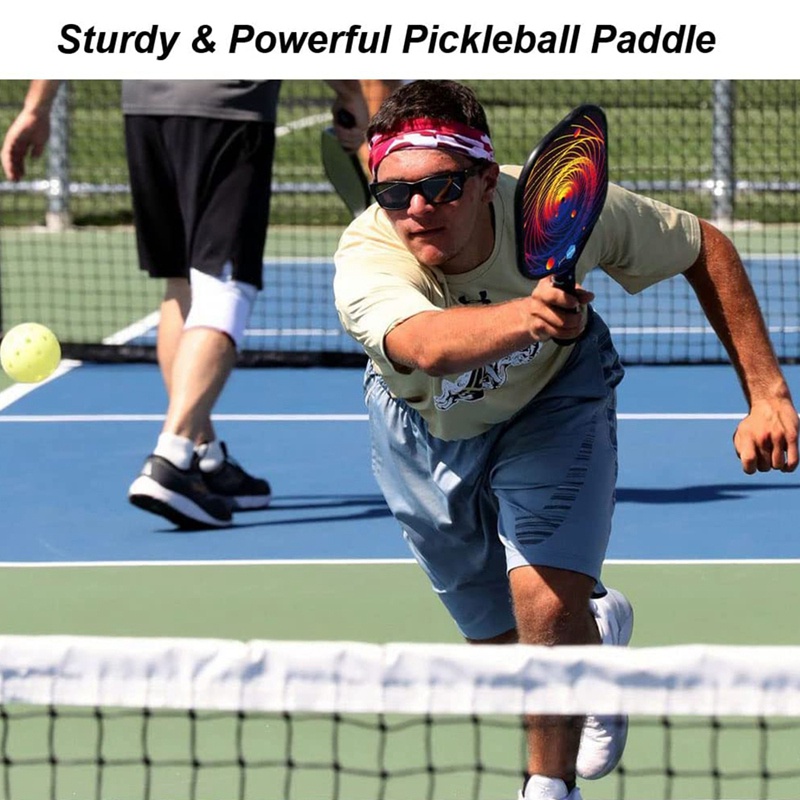 Bộ 2 Vợt Chơi Bóng Pickleball Siêu Nhẹ Và Nhanh Chóng Kèm Túi Đựng 4 Quả Bóng