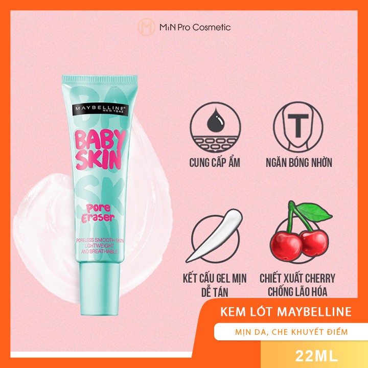 Kem lót mịn da Maybelline Baby Skin 22ml