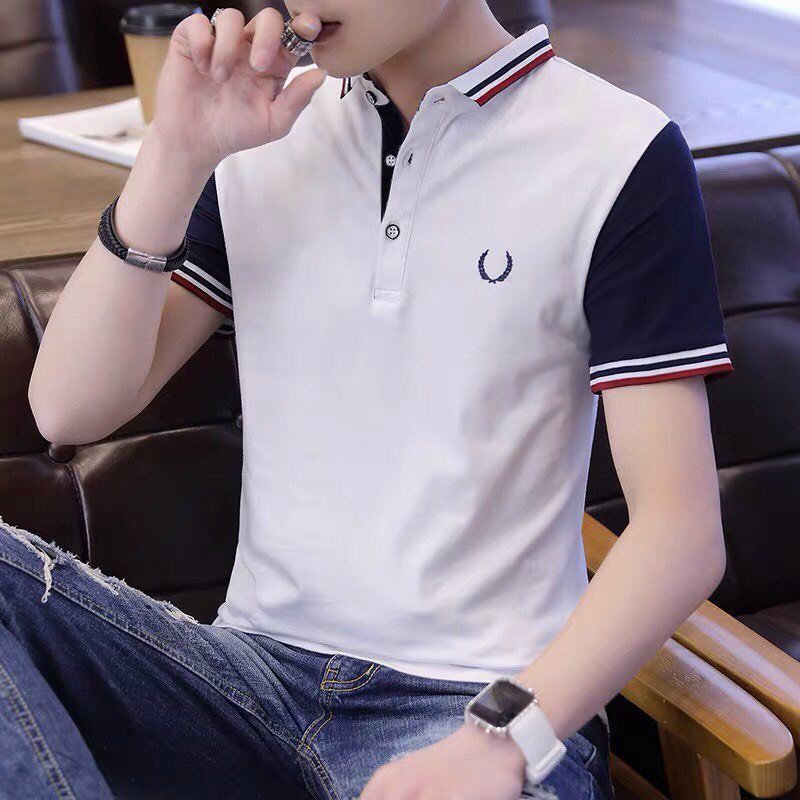 Áo Thun Nam Ngắn Tay Có Cổ  𝐅𝐑𝐄𝐄 𝐒𝐇𝐈𝐏  Áo Phông Nam Đẹp Vải Thun Co Giãn Thời Trang Hpfashion - ATN72