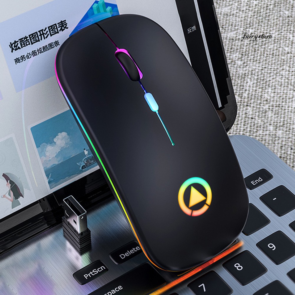 Chuột Gaming Fs + 2.4g Bluetooth 3.0 / 5.0 Không Dây