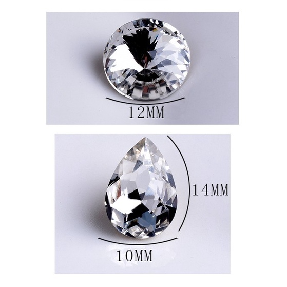 Miếng Dán Trang Trí Bụng Không Cần Khoan Lỗ Đính Đá Kim Cương Dành Cho Nữ