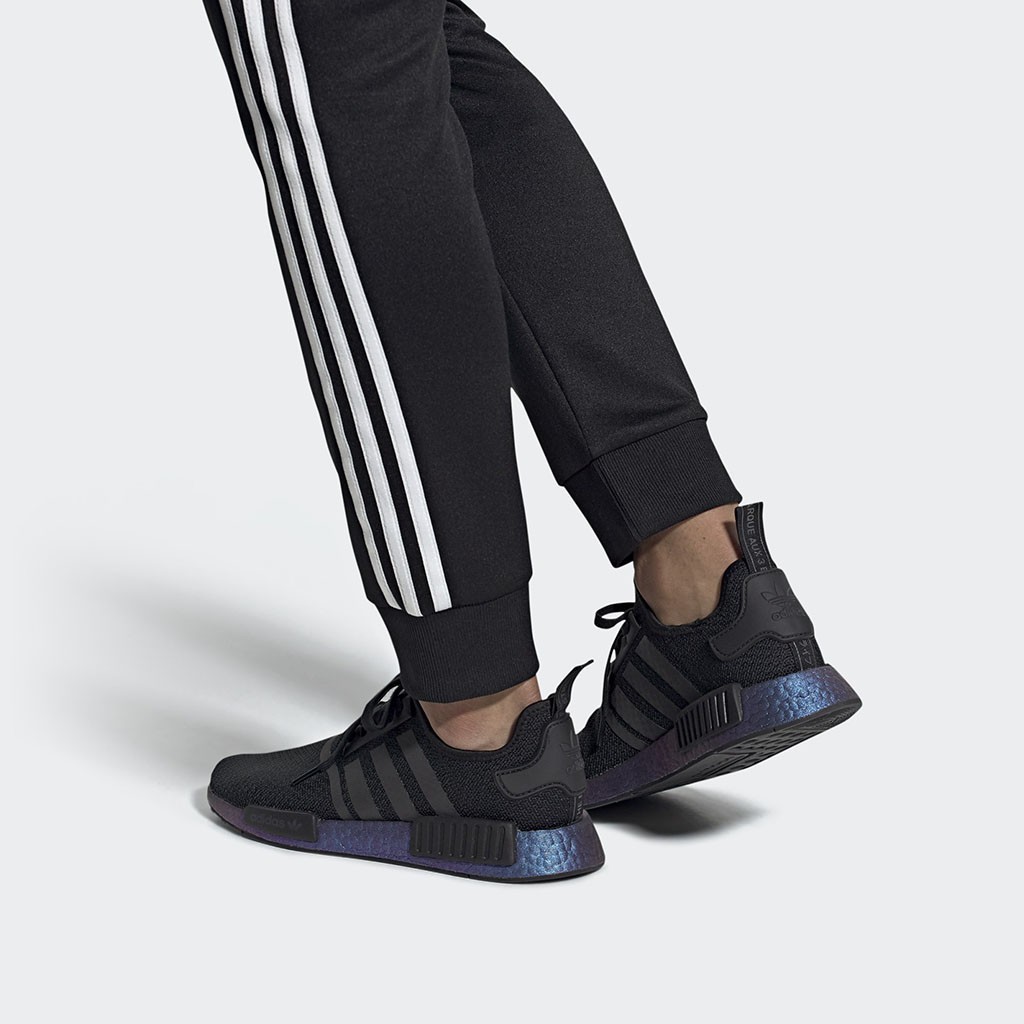 [Adidas giày]Giày Sneaker Thời Trang Nam Adidas NMD R1  Đen Xanh FV3645 - Hàng Chính Hãng - Bounty S ?