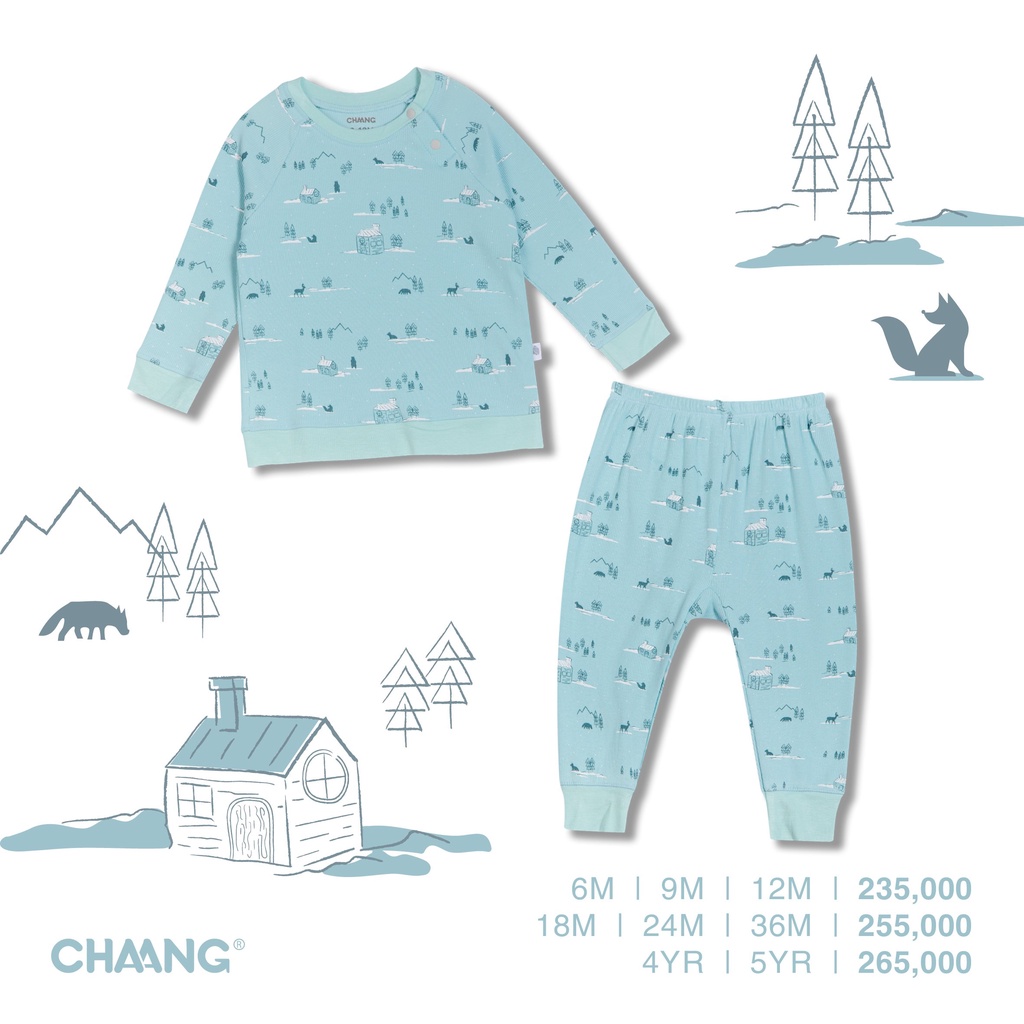 [XẢ HÀNG] CHAANG Bộ dài tay cho bé 6 tháng đến 5 tuổi