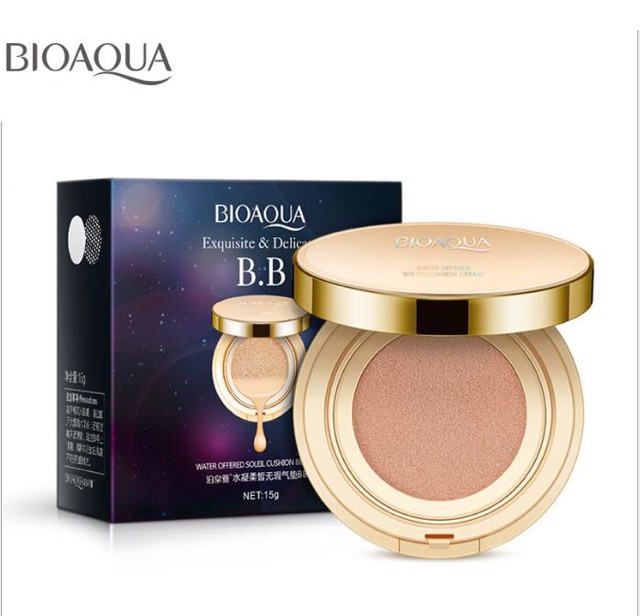 Phấn Nước Bioaqua BB Cream Air Cushion vỏ vàng sang chảnh