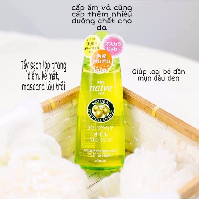 Dầu tẩy trang Naive Kracie Natural Cleansing Oil