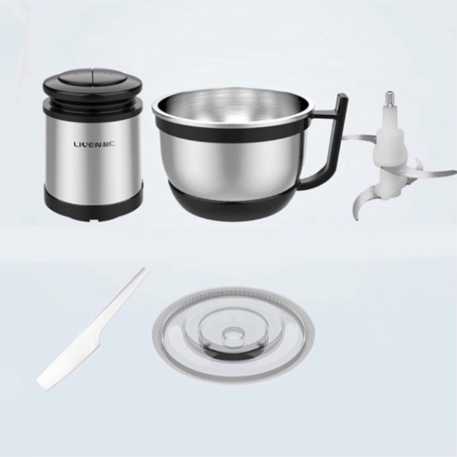Máy xay thịt SOKANY 600W cối 3L Inox - Máy xay thực phẩm đa năng, xay sinh tố thịt cá,xay rau củ quả