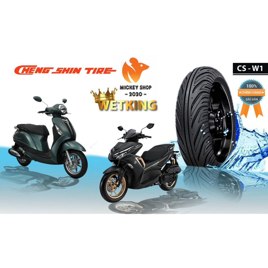 [ CHÍNH HÃNG ] VỎ LỐP XE CHENG SHIN CS - W1 110/70-12 YAMAHA GRANDE