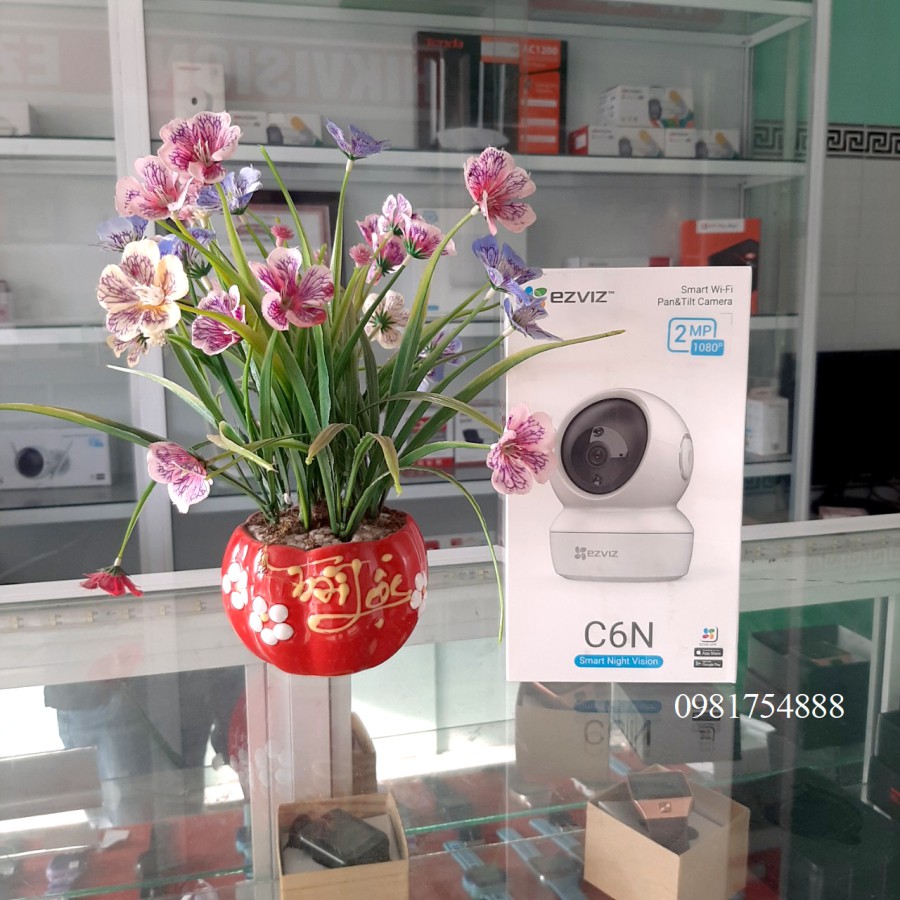 Camera wifi quay quét - tích hợp AI EZVIZ C6CN H265 chính hãng