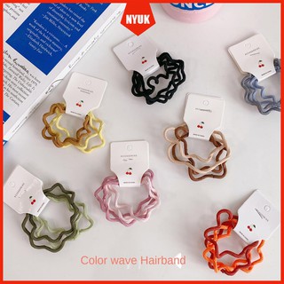 Set 4 Dây Cột Tóc Co Giãn Phong Cách Hàn Quốc Cho Nữ
