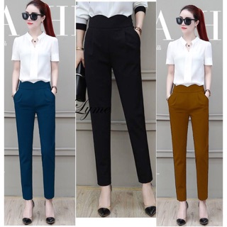 Quần tây nữ lưng gợn sóng