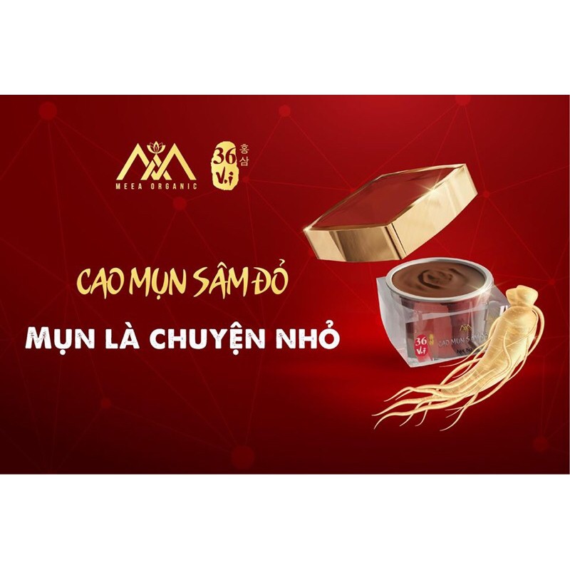 Cao mụn sâm đỏ hủ to 15gr ( Buôn sỉ)