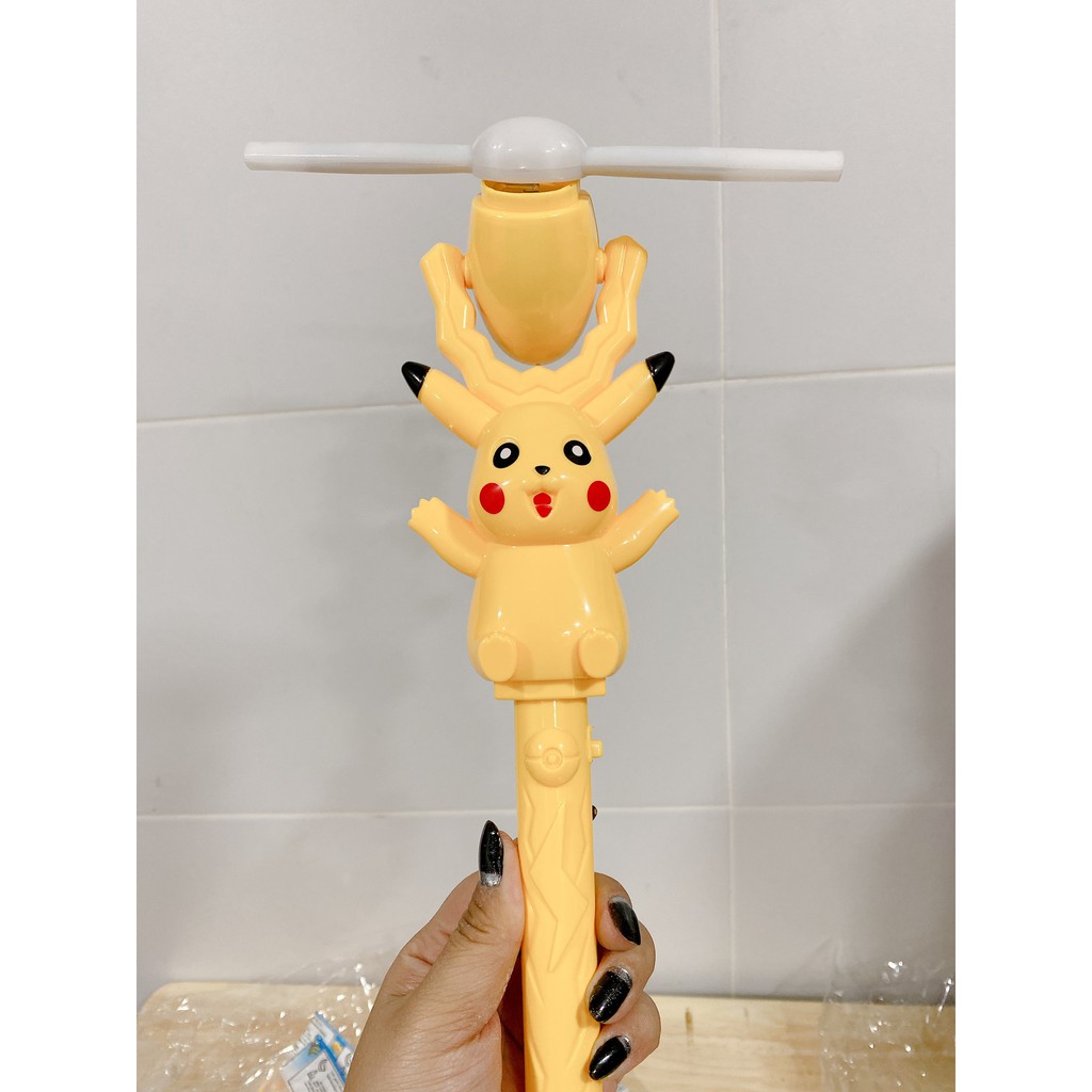 Quạt Cầm Tay Mini Hình Pokemon