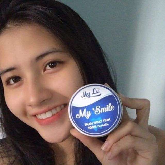 Bột trắng răng, làm trắng răng bằng than hoạt tính My Smile - 100% từ