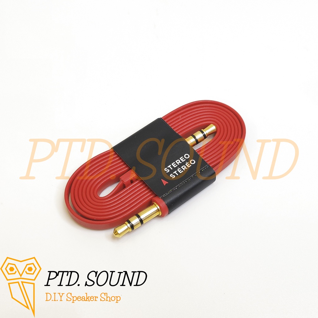 Dây cáp âm thanh mạ vàng aux 3.5 mm đực - đực dài 1m cho độ truyền dẫn cao để DIY loa từ PTD Sound
