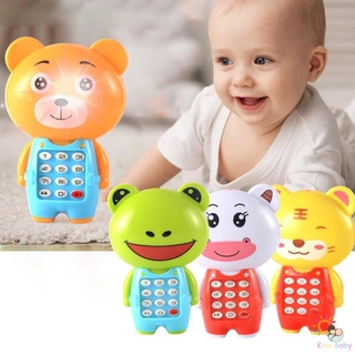 Điện thoại đồ chơi phát nhạc chạy điện giáo dục đầu đời cho trẻ em