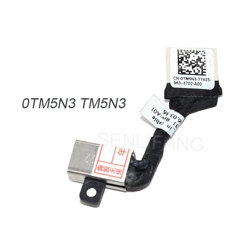 Dành Cho Dell Latitude 3400 3500 5584 DC-IN Laptop DC Đầu Vào Nguồn DC Có Cáp 0TM5N3 TM5N3 450.0FV06