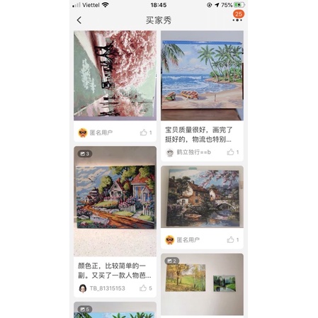 Tranh tô màu theo số, tranh sơn dầu số hoá DIY tranh phong cảnh