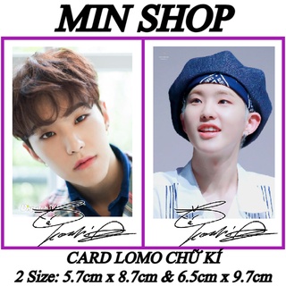 Sét card chữ kí hoshi seventeen