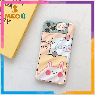 Ốp iphone cừu & thỏ iphone 7plus/8plus/x/xs max/11/11 pro max - ốp iphone