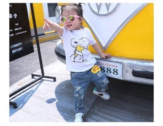 Áo thun SNOOPY in chuyển nhiệt