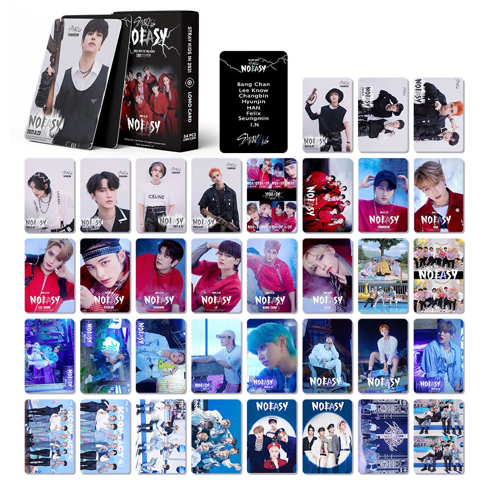 Stray Kids NO EASY Album Photocard LOMO Card