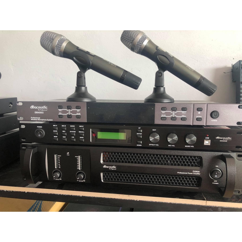 Đẩy công suất 2 kênh dBacoustic D2800 chính hãng