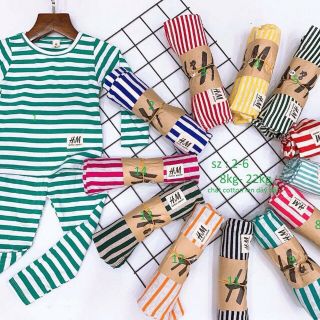 Combo 5 bộ cotton len HM cho bé
