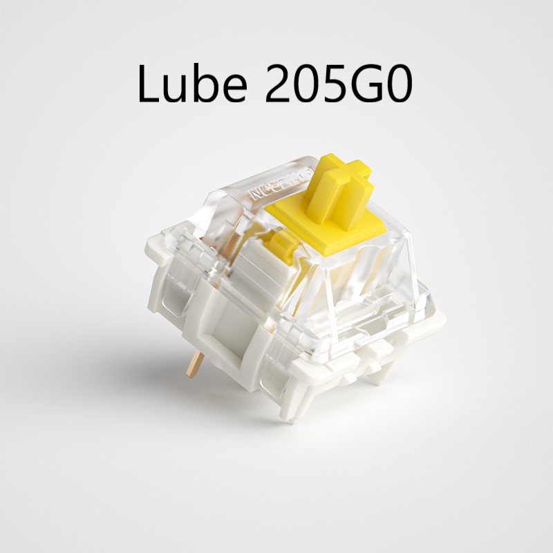 Switch Gateron Yellow Pro lube 205G0 (3 pin) cho bàn phím cơ