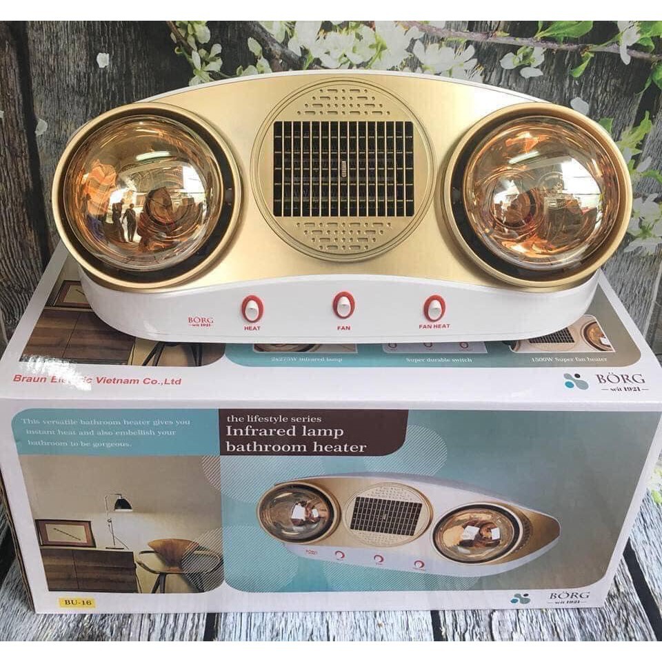 Đèn sưởi nhà tắm Braun BU16