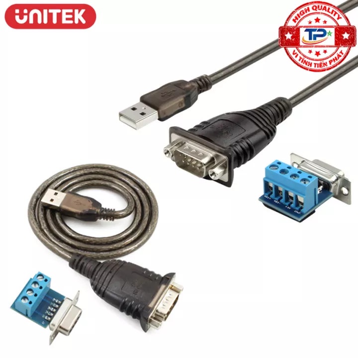 Cáp chuyển USB sang RS422/RS485 UNITEK Y-1082 Chính hãng