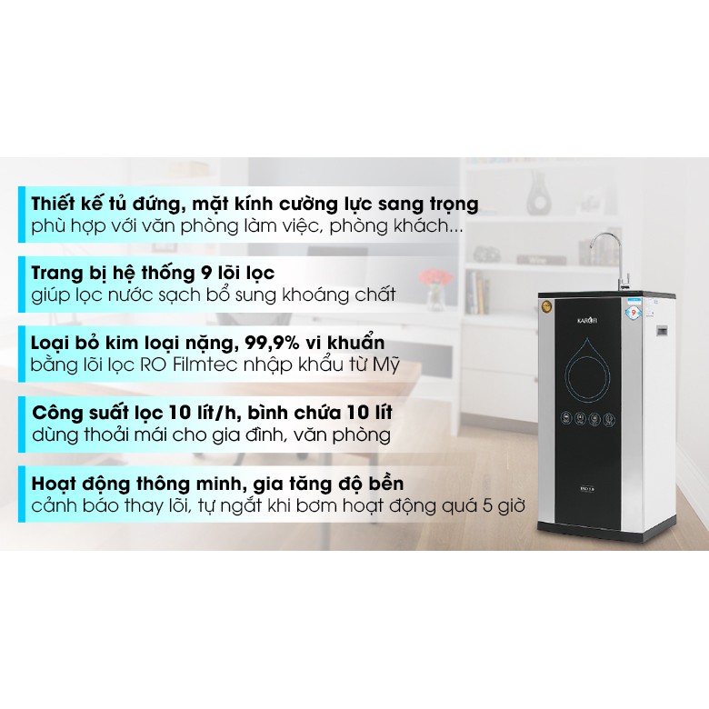 Máy lọc nước RO Karofi K9IQ 2.0 9 lõi (Miễn phí giao tại HCM-ngoài tỉnh liên hệ shop)