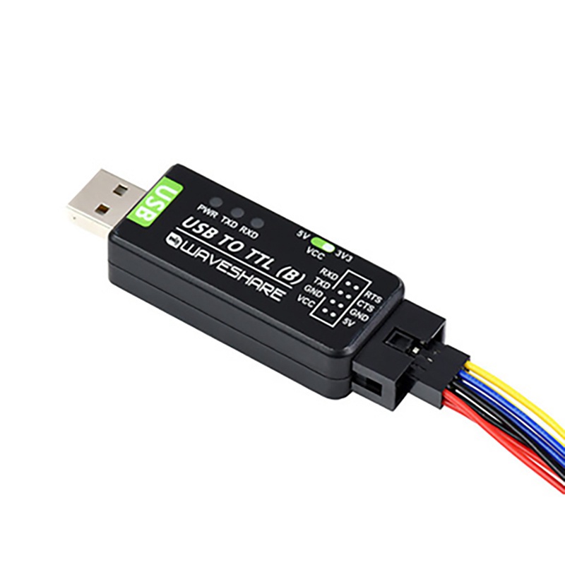 Bộ chuyển đổi usb sang ttl cấp công nghiệp waveshare môđun chuyển đổi cổng nối tiếp ch343g hỗ trợ mạch chuyển đổi mức 5v / 3.3v