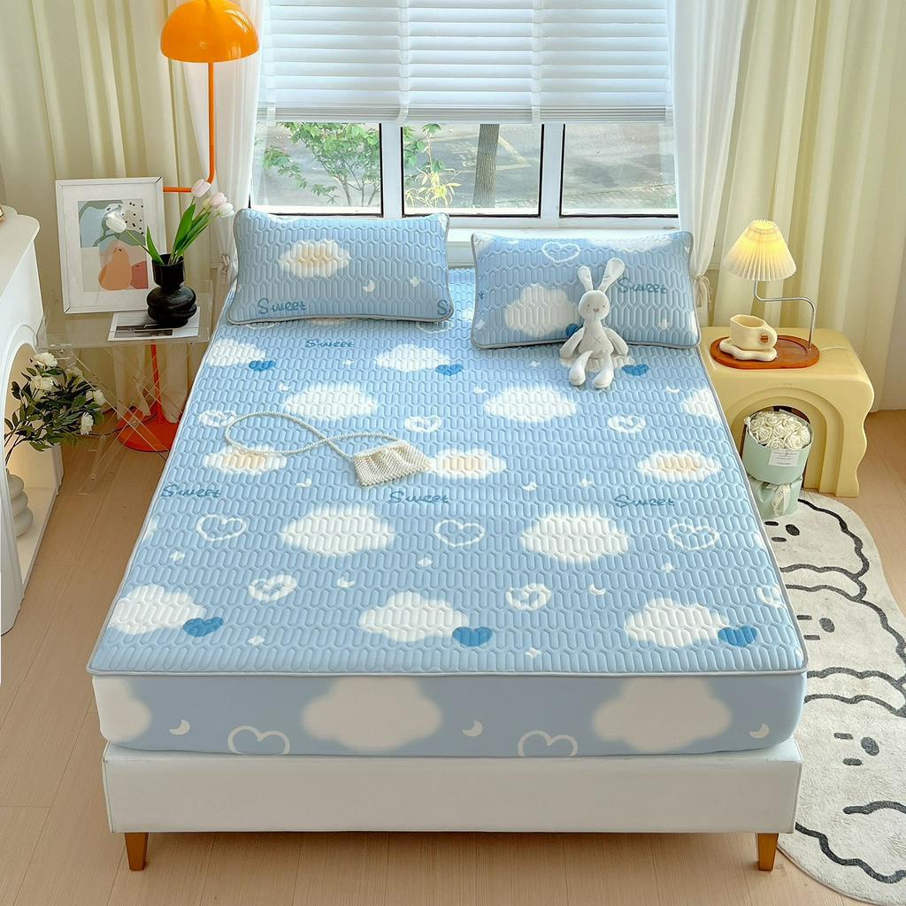 Chiếu điều hòa cao su non bo chun 3d nhập khẩu hàng loại 1 chiếu điều hòa bo chun tencel latex thái lan siêu thoáng mát