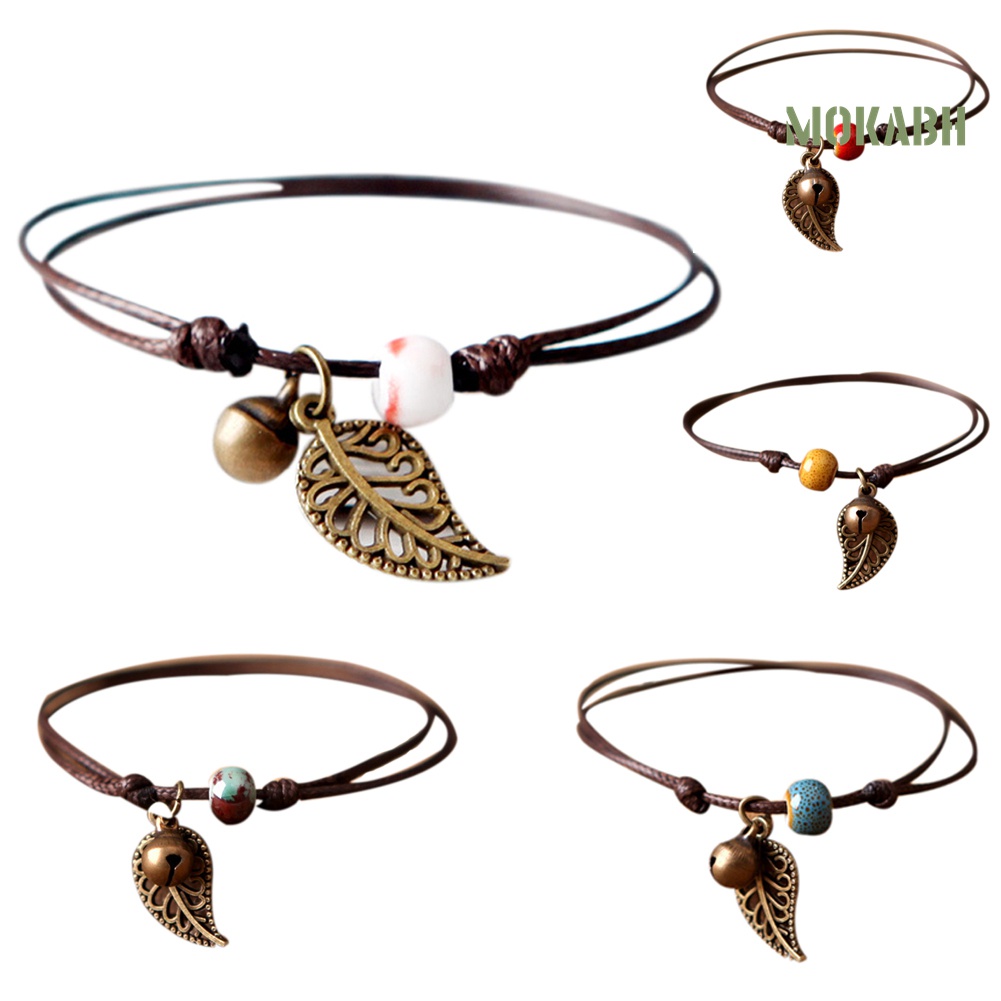 Vòng Đeo Tay Chuỗi Hạt Gốm Phong Cách Vintage Thời Trang Cho Nữ