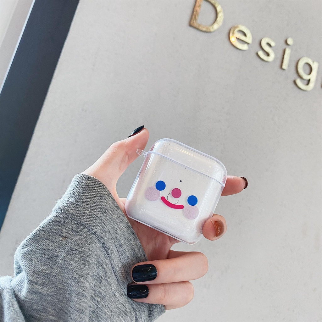 Ốp bảo vệ hộp đựng tai nghe TPU mềm trong suốt chống rơi cho tai nghe Bluetooth QCY T8