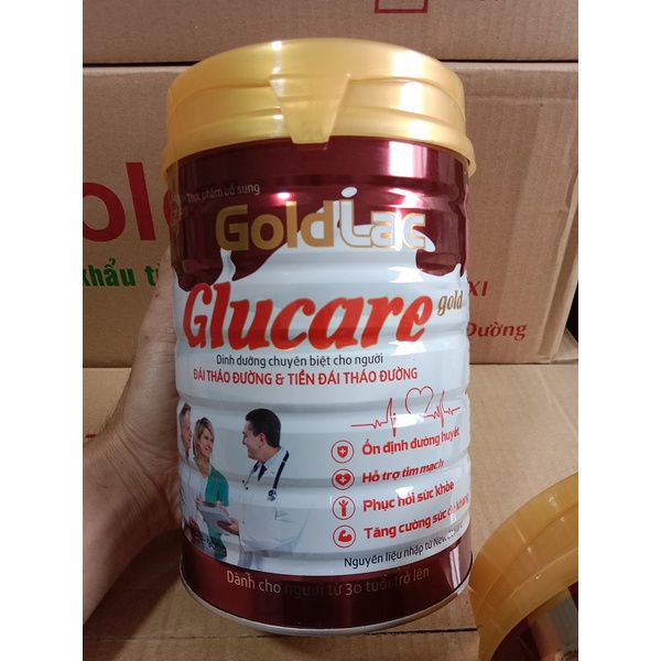 COMBO 2 HỘP - Sữa Glucare gold 900g dành cho người tiểu đường - SỮA DÀNH CHO NGƯỜI TIỂU ĐƯỜNG GOLDLAC 900GR