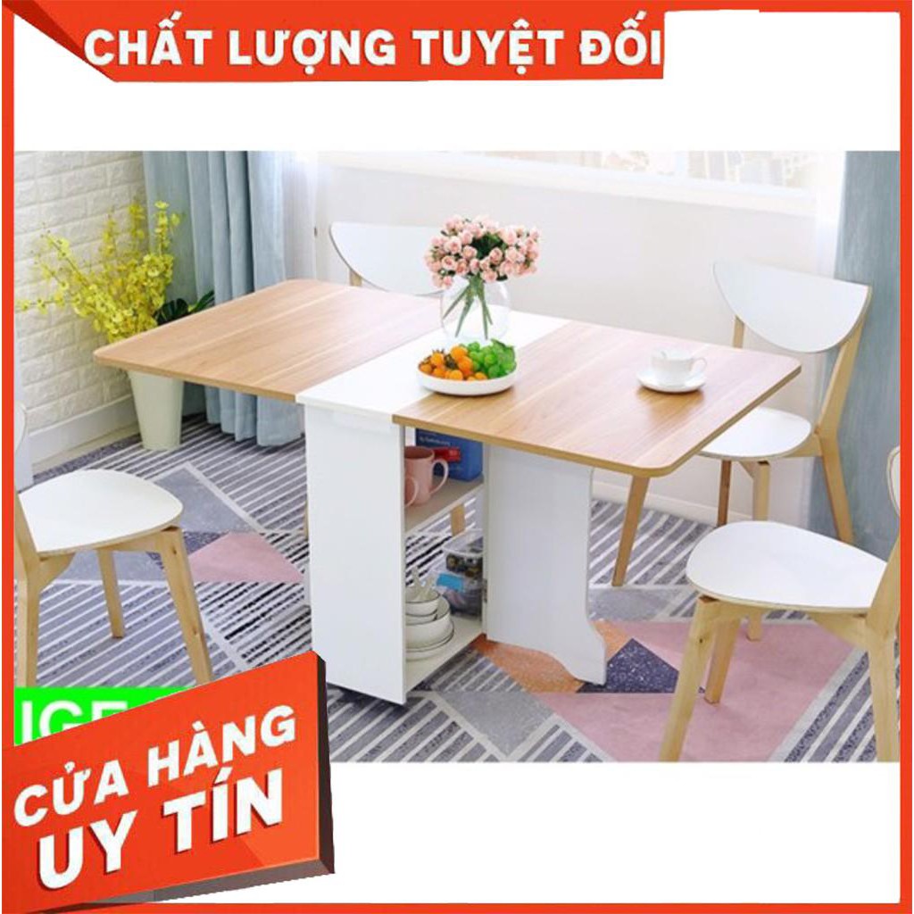 [RẺ RẺ RẺ] Bàn ăn Thông minh nhỏ gọn thương hiệu IGEA(có kánh xe) BATM5 | BigBuy360 - bigbuy360.vn