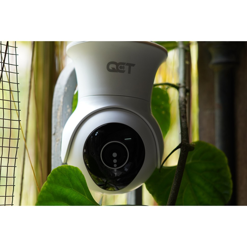 [Mã 254ELSALE giảm 7% đơn 300K] Camera ngoài trời IP xoay 360 độ QCT Gen 2 1296P - Bộ nhớ trong 64GB