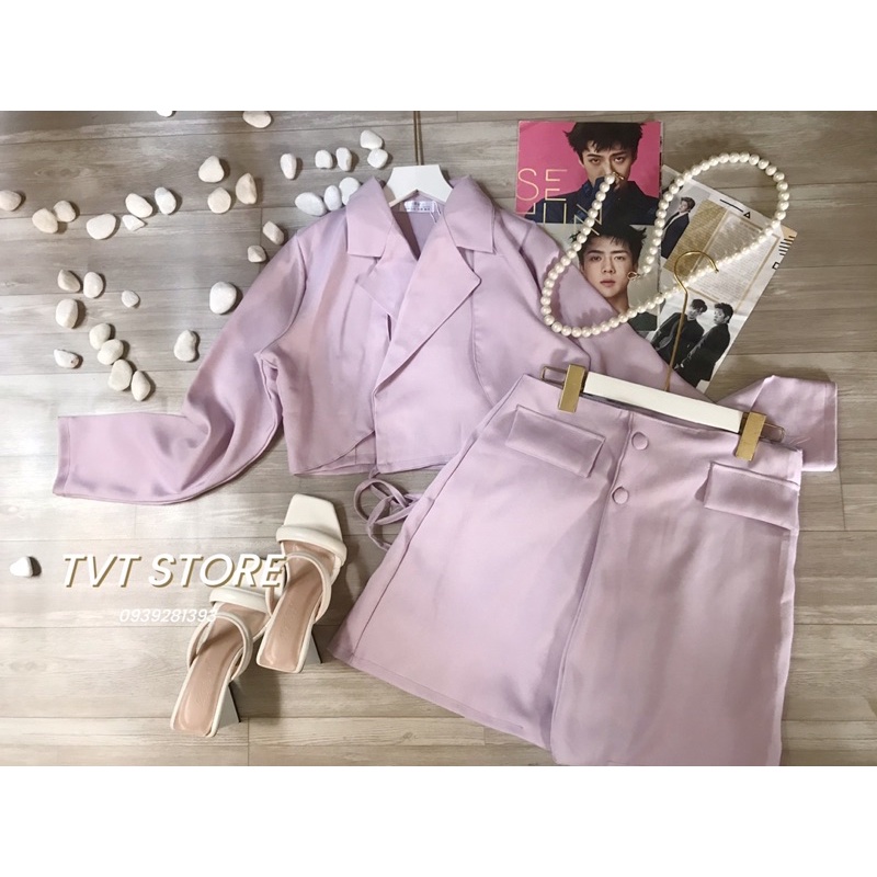 VÉT TAY DÀI CỘT Dây KÈM CHÂN VÁY