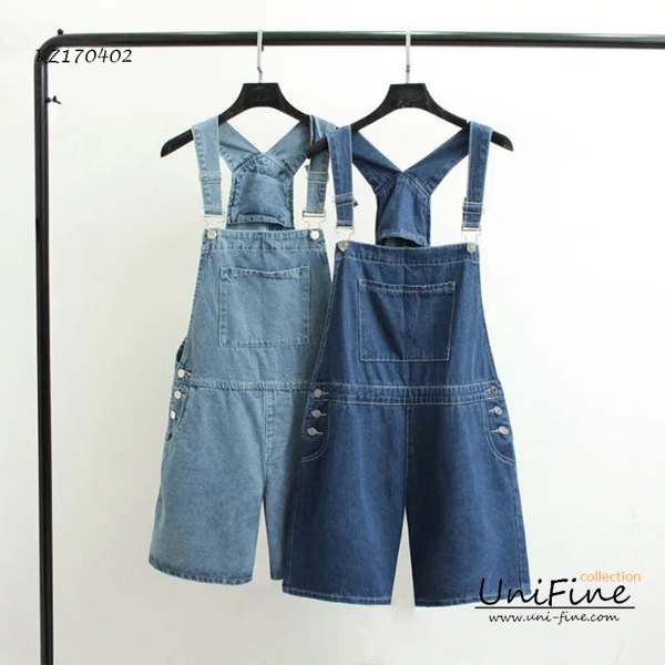 Quần short yếm jean nữ dễ thương có big size cho người hơn 60 , 70 , 80kg - KZ170403 | BigBuy360 - bigbuy360.vn