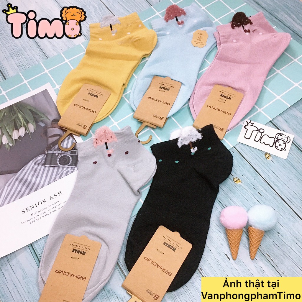 Tất Vớ Nữ Cổ Ngắn Cotton Cute Dễ Thương Giảm Đau Chân Phù Hợp Với Giày Nike Sneaker Bata Giầy Thể Thao Boots Cao Cổ