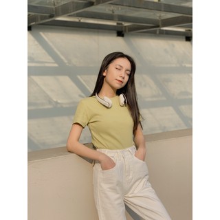 áo thun tăm ngắn tay basic form dài 41901 AP481 1994closet