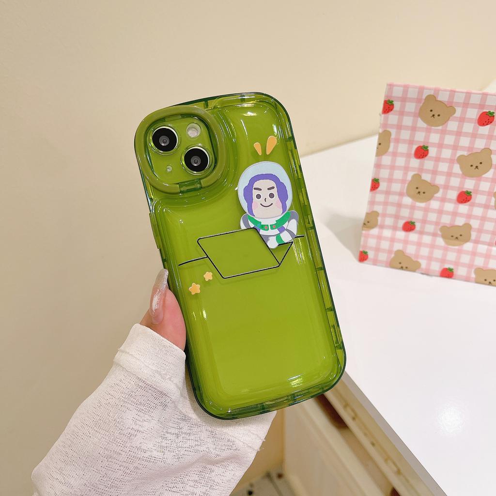 Ốp Điện Thoại Cho IPhone 14promax 14 13promax 13 12 11 Ốp Bảo Vệ Ống Kính Máy Ảnh Hình Gấu Và Buzz Lightyear