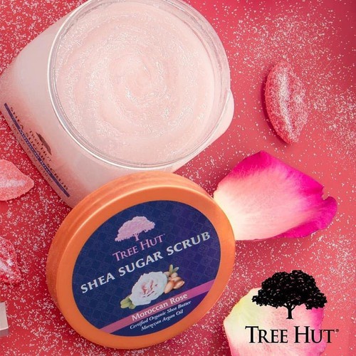 Tẩy tế bào chết TREE HUT MORROCAN ROSE - Tẩy tế bào chết số 1 Hoa Kì - SB Startup