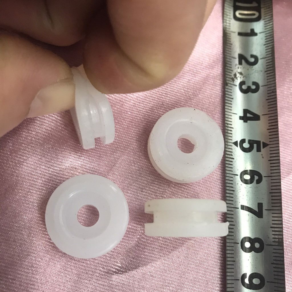 Gioăng silicon thanh nhiệt 17mm dày 2mm các cỡ (Ron cao su Oring  long đen bulong kê chân máy