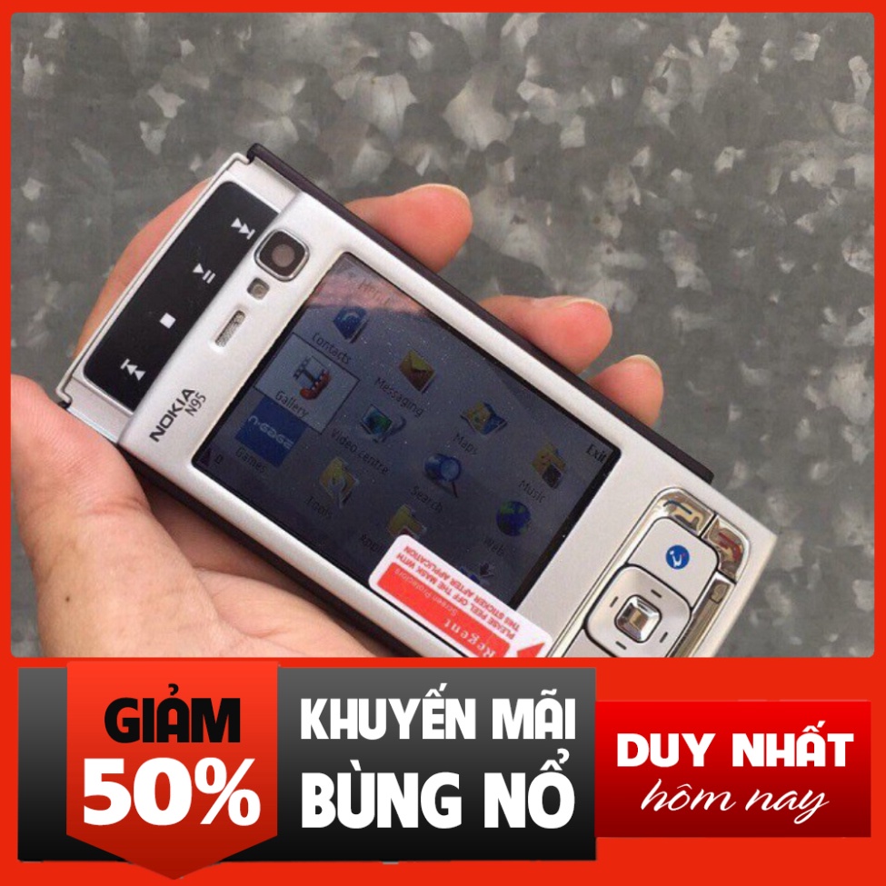 SIÊU XẢ KHO Điện Thoại Nokia N95 2G Nắp Trượt Chính Hãng Bảo Hành 6 Tháng SIÊU XẢ KHO