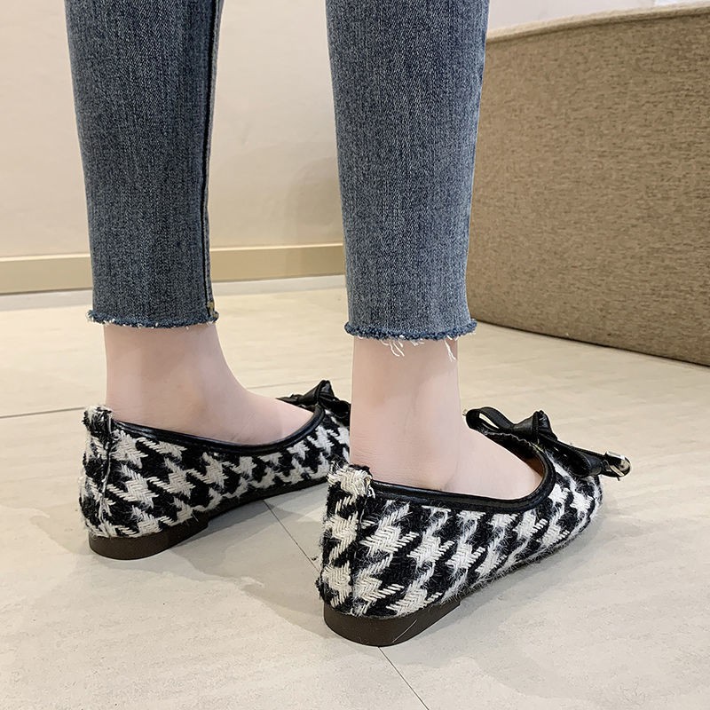 [in stock] women's flat shoes bow trend casual ins casual shoes versatile sandals shoes | BigBuy360 - bigbuy360.vn